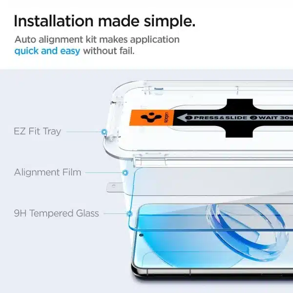 Spigen GLAS.TR ”EZ FIT” 2-pack para Samsung Galaxy S23 Plus - Image 7