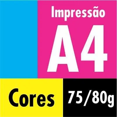 impressão a4 cores