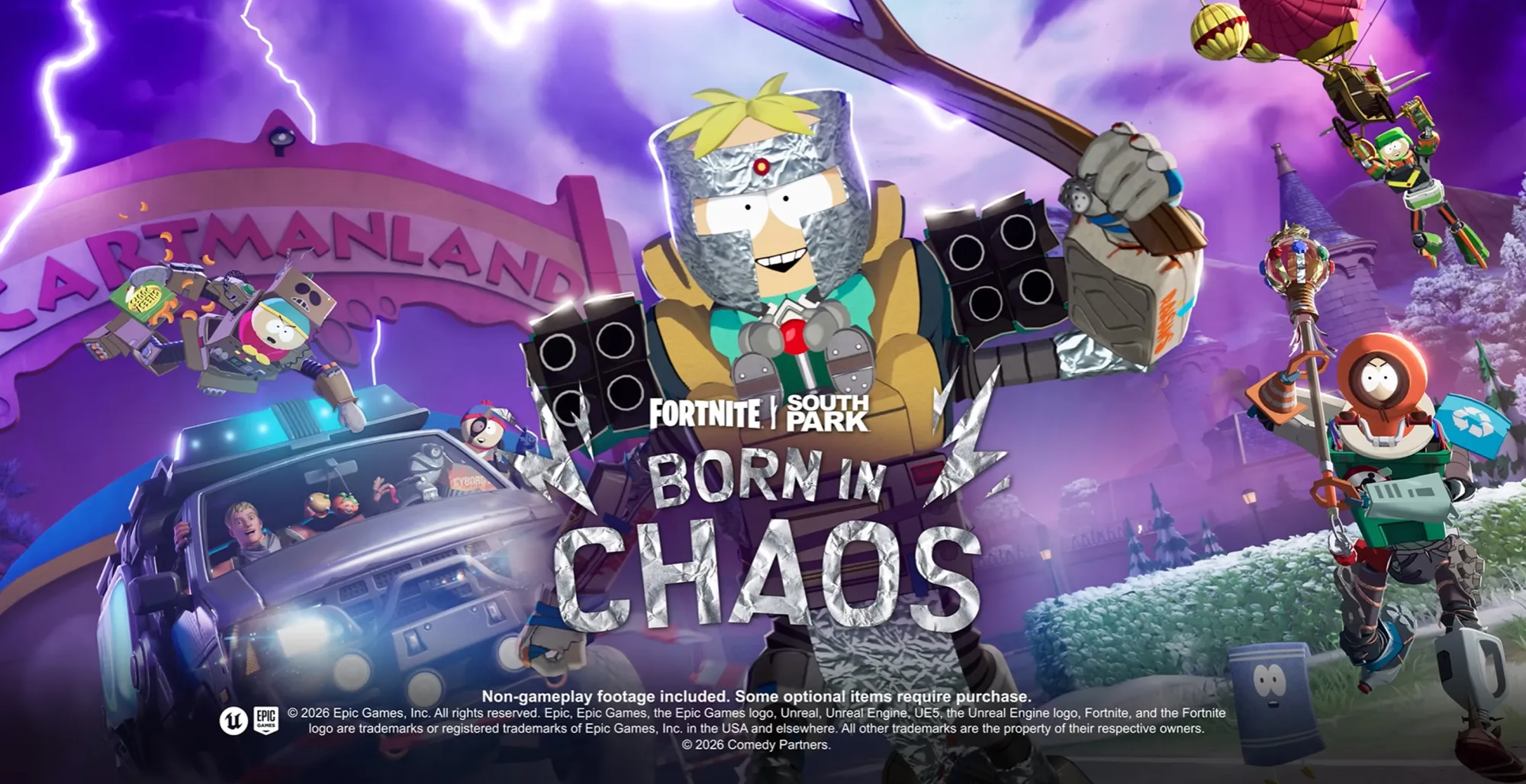 Fortnite South Park Janeiro 2026