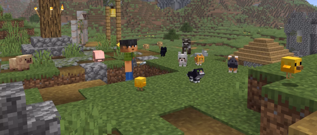 Minecraft Baby Mobs 26.1 Snapshot